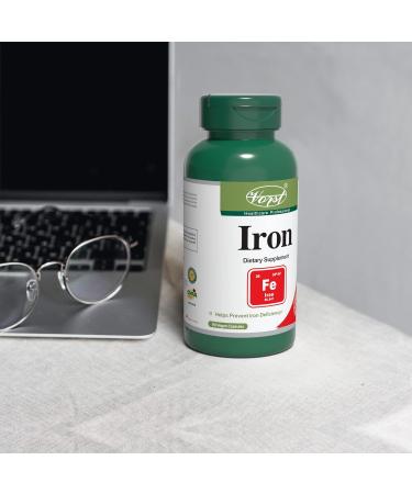 Vorst Iron 45mg 90 Vegan Capsules - Ferrous Fumarate Supplement for Women & Men - Buy Online on GoSupps.com