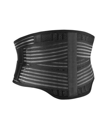 Back Support Belt for Pain Relief | Adjustable Lumbar Brace for Sciatica Scoliosis & Herniated Disc - Ideal for Men & Women - Buy Online on GoSupps.com