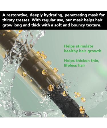 Black Castor Oil Hair Mask for Color Treated & Damaged Hair - Deep Repair Treatment - Buy Online on GoSupps.com