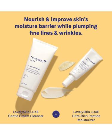 Buy LovelySkin LUXE Gentle Cream Cleanser | Fragrance-Free Hydrating Facial Cleanser for Sensitive Skin - 6.76 oz | Shop Internationally - Buy Online on GoSupps.com