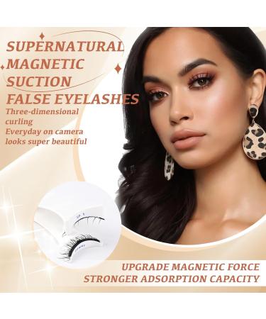 LFCFBH 2Pairs Magnetic Lashes with Applicator Reusable Magnetic Eyelashes Natural Look Easy to Wear No Glue & No Makeup Remover - Buy Online on GoSupps.com