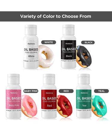 Nomeca 30ml Black Oil Based Food Coloring for Chocolate & Baking - Edible Dye for Cake Decorating, Candies, Cookies, Easter Eggs - Buy Online on GoSupps.com