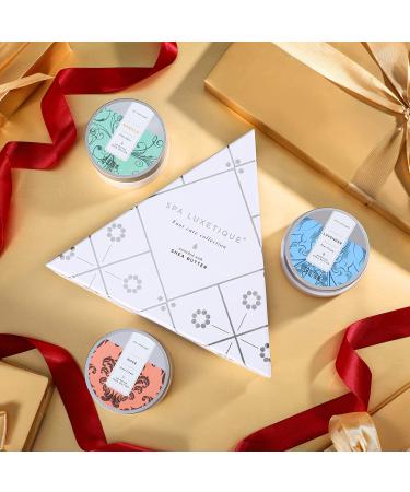 Spa Luxetique Foot Care Gift Set - Moisturizing Foot Lotion & Repair Cream with Shea Butter for Dry, Cracked Feet - Gift Box for Mom, Dad, Friends - Foot Care Essentials - Buy Online on GoSupps.com