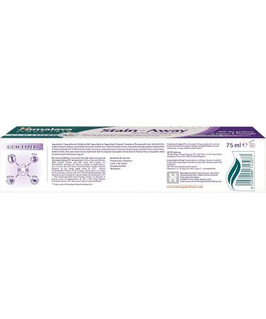 Himalaya Herbals Stain-Away Toothpaste | Enamel Protection & Stain Removal | Multi-Action Mint Formula | Pack of 3 (75ml) - Shop Now for International Shipping - Buy Online on GoSupps.com
