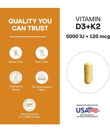 Sandhu's Vitamin D3 K2 with Quercetin Bundle with Elderberry Capsules | Supports Immune Muscle Teeth Health & Energy - Buy Online on GoSupps.com