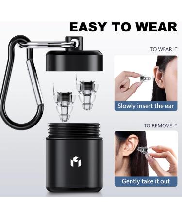 High Fidelity Concert Ear Plugs - 2 Pairs of Reusable Noise Reduction Hearing Protection - Buy Online on GoSupps.com