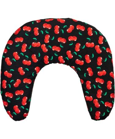 Cherry Stone Neck Pillow 30x33 - Cherry-Black Heat Pad for Neck Relief | Best Neck Pillow for Comfort & Relaxation - Buy Online on GoSupps.com