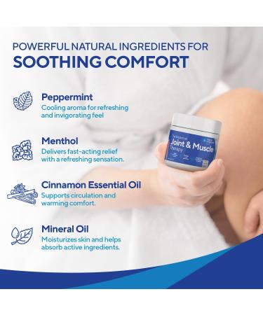 Marie Originals Joint & Muscle Therapy | Non Greasy Topical Pain Relief Cream - with Natural Essential Oils for Soothing Muscle & Joint Cooling Sensation Easy to Apply | 4 oz - Buy Online on GoSupps.com