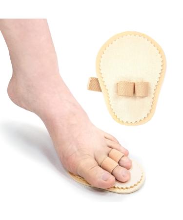 Health Care 4 Pieces Toe Splint Corrector for Crooked Toes Claw and Overlapping Toes Curled (2 Holes)