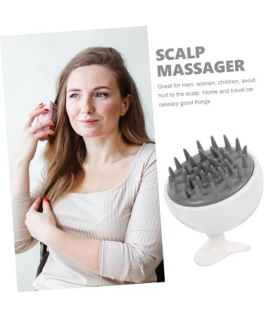Marmerdo 2-in-1 Shampoo & Scalp Massage Brush - Silicone Hairbrush for Peeling & Scalp Care | Durable Wear-Resistant - Buy Online on GoSupps.com