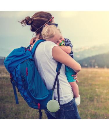 Luckxing Pacifier Holder ETUI Durable Silicone Travel Organizer for Pacifiers Keys Lip Balm & More Green - Buy Online on GoSupps.com