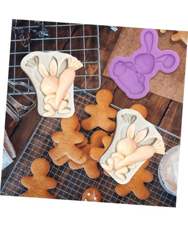 Alipis 2pcs Easter Stencils Silicone Molds Animal Cake Bunny Molds Non- Baking Mold 3D Hand Model Candle - Buy Online on GoSupps.com