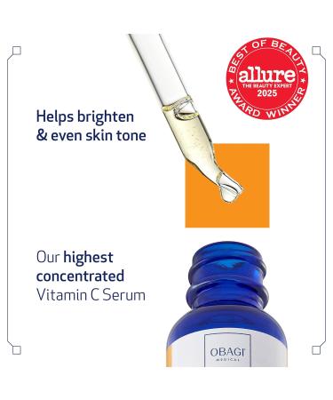Obagi Professional-C 20% Vitamin C Serum & Hydrate Facial Moisturizer Bundle Brightens Skin Tone Minimize the Appearance of Fine Lines & Wrinkles & Combat Skin Dryness - Buy Online on GoSupps.com
