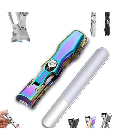 German Toe Nail Clippers for Thick Nails German Nail Clippers Ultra Wide Jaw Toenail Clippers Heavy Duty Nail Cutter (Multicolor)