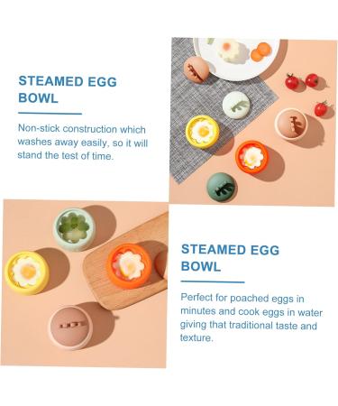COLLBATH 1pc Steamed Egg Mold Silicone Molds Microwave Egg Bread Cake Cartoon Steamed Egg Cup Food Baby Jelly - Buy Online on GoSupps.com