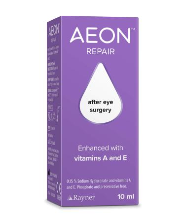 AEON Repair - lubricating Eye Drops Used for Relief of Dry Eyes and for discomfort Caused by Eye Surgery 10ml