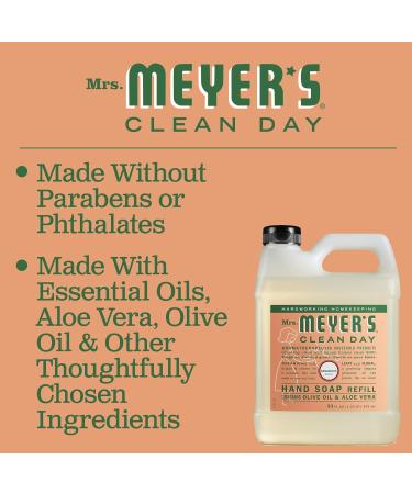 MRS. MEYER'S CLEAN DAY Hand Soap Refill Made with Essential Oils Geranium 33 fl. oz. (Pack of 2) - Buy Online on GoSupps.com