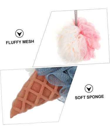 Buy Housoutil Bath Ball Scrubber & Shower Puff | Durable Body Scrubbers in Assorted Colors for Spa & Bath - Buy Online on GoSupps.com
