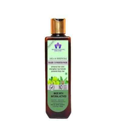 Blessfull Healing Organic Amla & Bhringraj Natural Hair Conditioner 100 ml (Packing May Vary) 100 ml (Pack of 1)