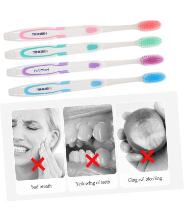 Shop Minkissy 4-Piece Nano Toothbrush Set for Adults | Soft Dual-Layer Oral Hygiene Brushes from South Korea - International Shipping Available! - Buy Online on GoSupps.com