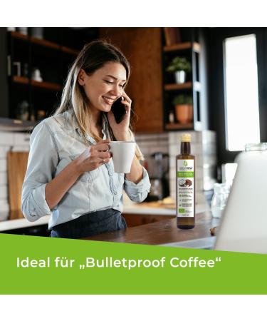 MeaVita organic coconut oil based MCT oil (1x 500 ml) C8 & C10 fatty acids 60% caprylic acid and 40% capric acid. - Buy Online on GoSupps.com