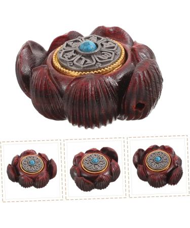 Partykindom Vintage Carved Hand Exercise Plate - Tea Pumpkin Figure & Massage Roller Ball Accessories in Sandalwood & Rosewood - Buy Online on GoSupps.com