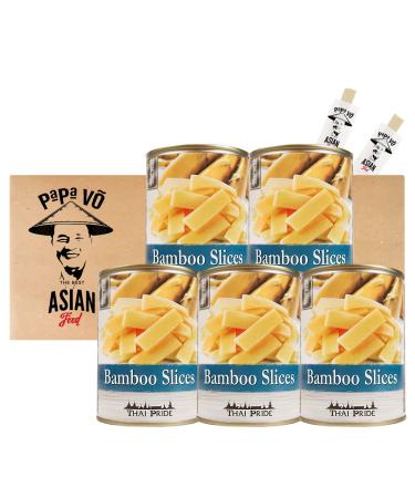 Pack of 5 (5x 540g (ATG 300g)) TP Bamboo Slices (Papa Vo )