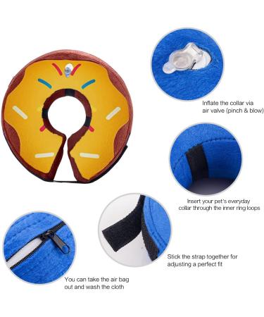 Ducomi Inflatable Dog & Cat Hinges - Post-Op Relaxation Movement Freedom & Bite Prevention - Buy Online on GoSupps.com