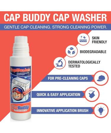 Cap Buddy Cap Washer | Clean New Era & Flexfit Baseball Hats | Easy Snapback & Trucker Cap Cleaner with Brush | Pack of 1 - Buy Online on GoSupps.com