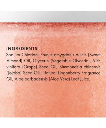 Exfoliating Himalayan Salt Body Scrub with Lingonberry | 10 oz Deep Cleansing Moisturizer for Women & Men - Buy Online on GoSupps.com