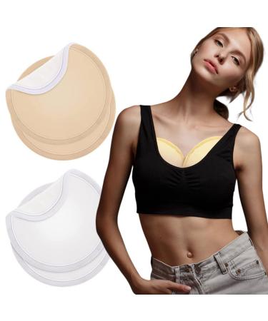 4 pieces Castor Oil Pack Wrap Pads reusable castor oil breastfeeding inserts for the breast flanell compresses organic castor oil pads for comfort sleep castor oil not included (01)