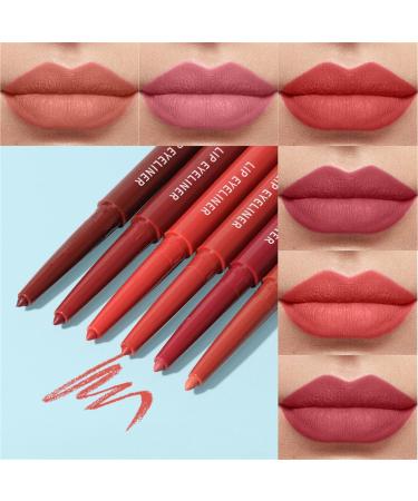SWEETSHION Velvet Lip Liner Pencil for Womens Smooth Long Lasting Non Stick Cup Lipstick Waterproof Lip Makeup Gift for Girls 1PC D - Buy Online on GoSupps.com
