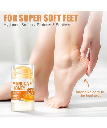  G n rique Foot Balm for Dry Cracked Feet 40g Beeswax Heels Balm Stick Non-Greasy Compact Lightweight Skin Care Intensive Cracked Heel Repair for Soothing Relief - Buy Online on GoSupps.com