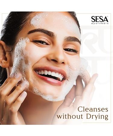 Buy SESA 8% Kumkumadi Chandanam Face Wash for Glowing Skin | Cleanses & Hydrates All Skin Types | 100 ml - For Men & Women - Buy Online on GoSupps.com