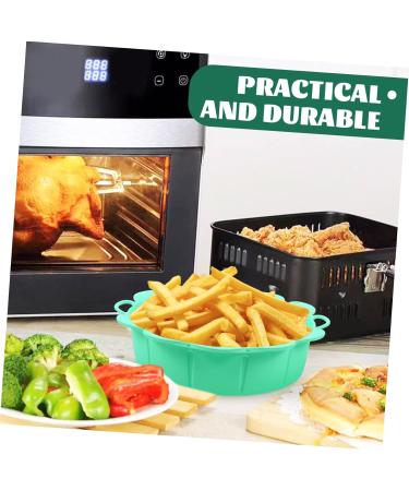 Alipis 4pcs Air Fryer Pan Airfryer Air Fryers Replacement Pot Multi-Function Air Fryer Basket Baking Mat Greenx4pcs 21X21X5.2CMx4pcs - Buy Online on GoSupps.com
