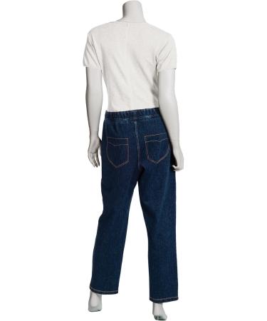 4510 Care Active Overall Jeans with Back Zip for Women & Men - Denim Blue (S) | International Shipping Available - Buy Online on GoSupps.com