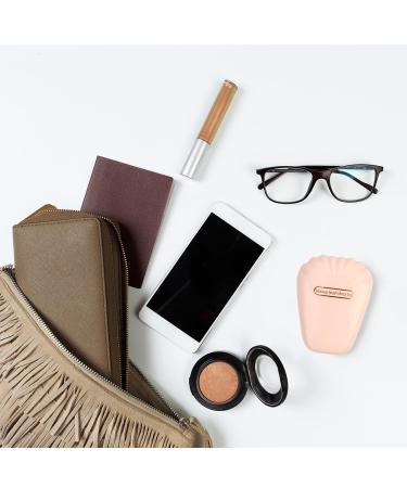 Yoseng Travel Makeup Brush Set - 5pcs Mini Cosmetic Brushes Kit with Mirror Case - Portable Pink Makeup Essentials for International Shipping - Buy Online on GoSupps.com