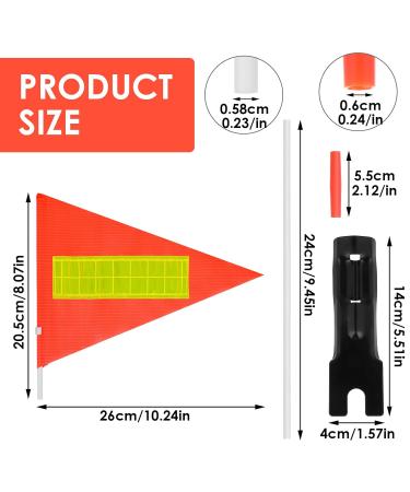 DSLSQD Reflecting Bicycle Flag - Adjustable Waterproof Safety Pennant for Kids | Perfect Bike Accessories for Child Safety - Buy Online on GoSupps.com