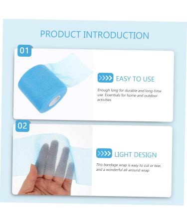 Healeved 5 Rolls Sports Skin Membrane - Self-Adhesive Pre-Wrap Athletic Tape for Training & Sporting Goods - Buy Online on GoSupps.com