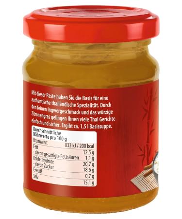 Bamboo Garden Tom Kha Soup Paste Authentic Thai Soup Base with Ginger & Lemongrass | 125g (Makes 1.5L) International Shipping Available - Buy Online on GoSupps.com