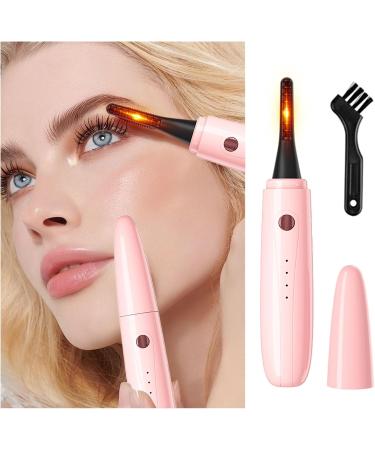 Buy Heated Eyelash Curler - Fast Heating USB Rechargeable Double-Sided & 3 Temp Settings - Pink | Shop Internationally - Buy Online on GoSupps.com