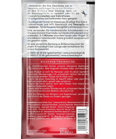  Brillance Brillance Colour Gloss Treatment - Cool Blonde - 30ml - Buy Online on GoSupps.com