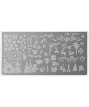 99nails Stamping Plate Special - Merry Christmas