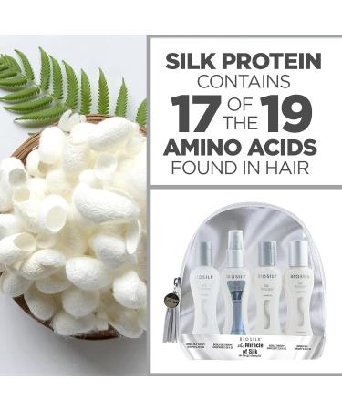 Shop Biosilk Miracle of Silk Kit | Silk Therapy Shampoo Conditioner & Leave-In Treatments | Travel Size Styling Essentials | International Shipping Available - Buy Online on GoSupps.com