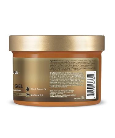 African Pride Black Castor Miracle Gel - Extra Hold for Braid, Locs & Twists, 12 oz | No ParabensSulfates, Tames Frizz, Controls Edges - Buy Online on GoSupps.com