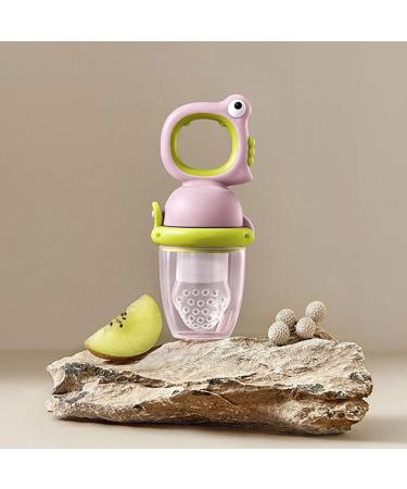 Elevate Baby Feeder | Ultravers Silicone Baby Food Pacifier - Ideal Gift for Infants Birthdays & Festivals - Pink Color - Buy Online on GoSupps.com