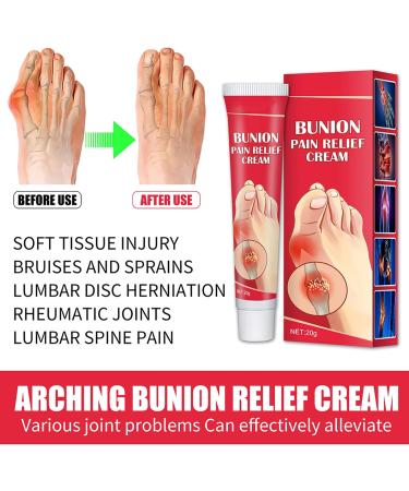Bunion Pain Relief Cream - Soothing Bunion Relief & Inflammation Treatment 20g - Buy Online on GoSupps.com