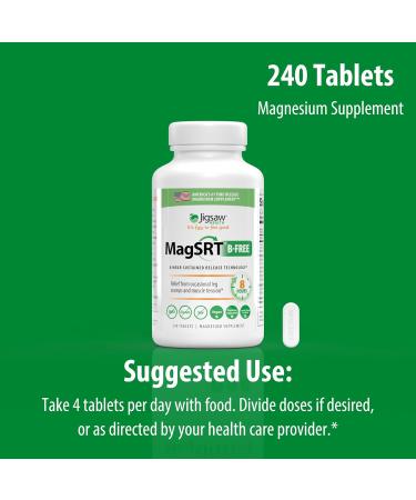 Jigsaw Health Magnesium Bundle | MagSRT (B-Free) 240 Tablets and MagSoothe (Raspberry Lemonade) 60 Servings (Jar) - Buy Online on GoSupps.com