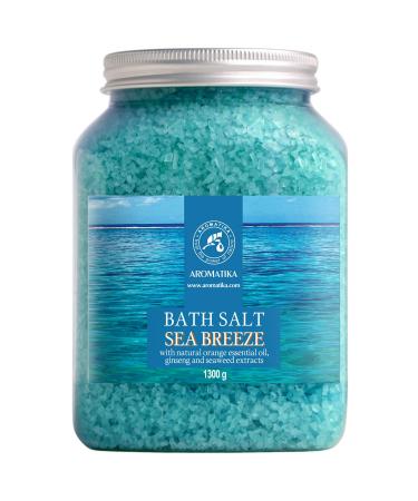 Bath Sea Salt 46 Oz - Sea Breeze Salt - Natural Bath Sea Salts - Best for Good Sleep - Relaxing - Calming - Body Care - Beauty - Aromatherapy 2.86 Pound (Pack of 1)