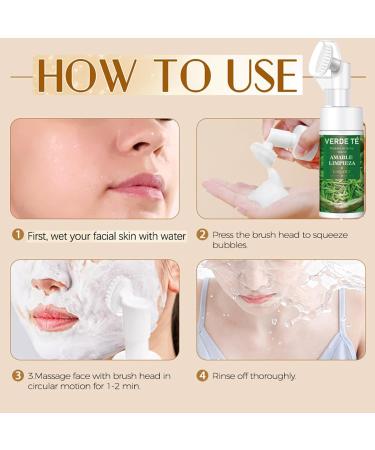 Tangsion Cleanser Foam with Tea Tree Oil - Daily Face Wash for Acne-Prone Skin | Extra Strength Soothing Formula (150ml - Buy Online on GoSupps.com